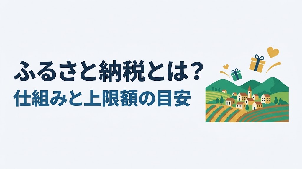ふるさと納税とは？仕組みと上限額の目安