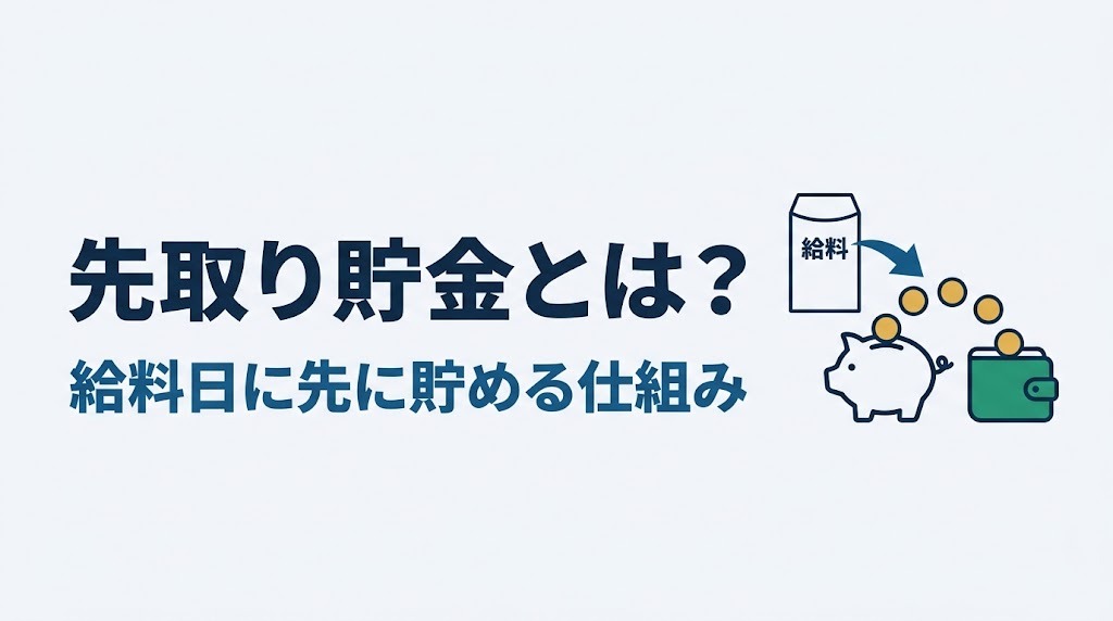 先取り貯金とは？給料日に先に貯める仕組み